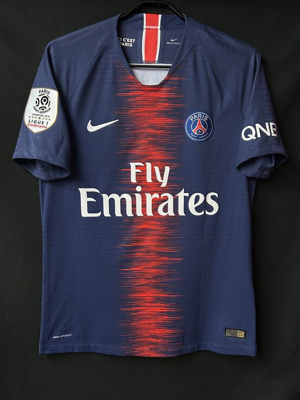 【2018/19】パリ・サンジェルマン（H）/ CONDITION：A / SIZE：M / #7 / MBAPPÉ / リーグ・アン優勝パッチ / オーセンティック