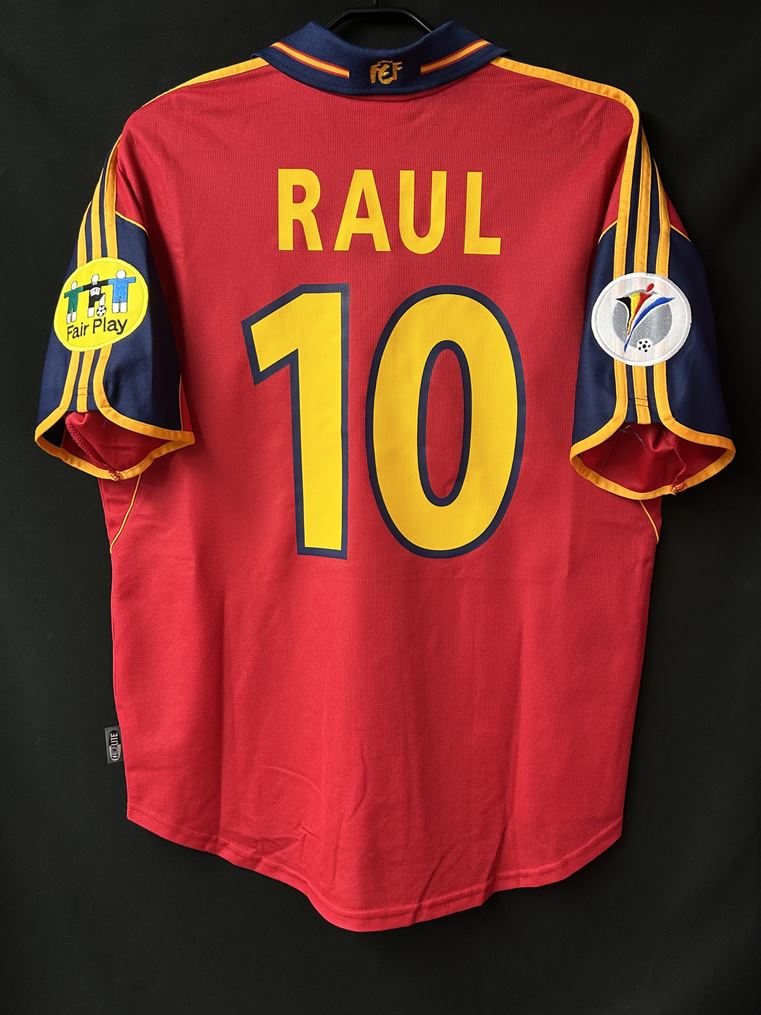 【2000】スペイン代表（H）/ CONDITION：A / SIZE：M / #10 / RAUL / EURO2000パッチ