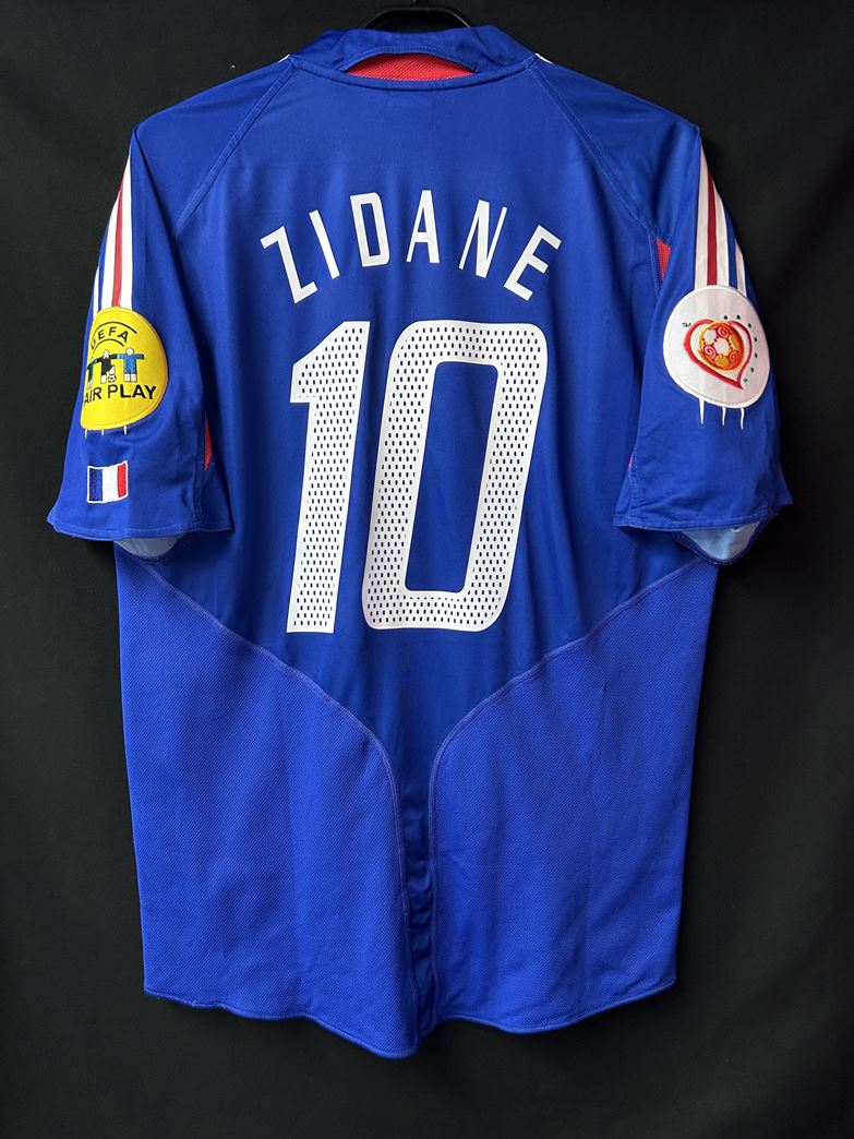 【2004】フランス代表（H）/ CONDITION：B+ / SIZE：L / #10 / ZIDANE / EURO2004パッチ