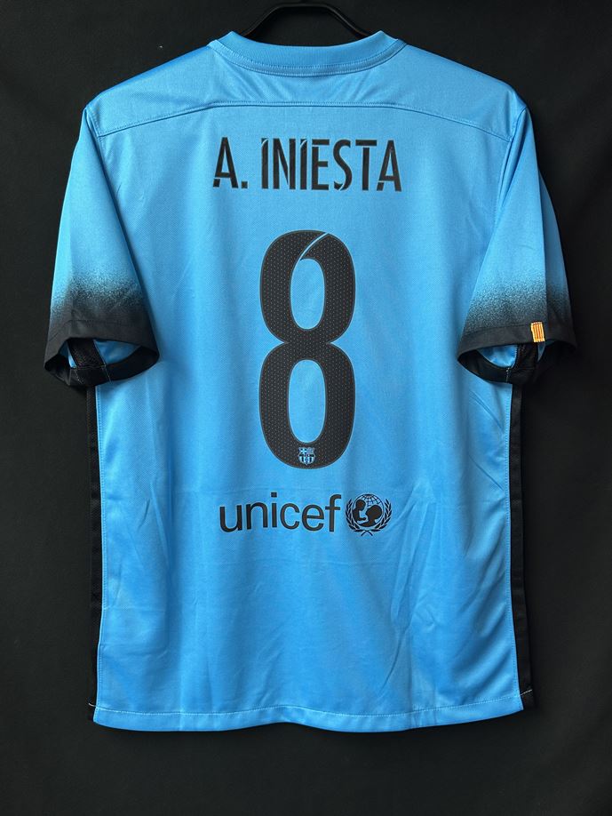 【2015/16】バルセロナ（3rd）/ CONDITION：A / SIZE：M / #8 / A.INIESTA