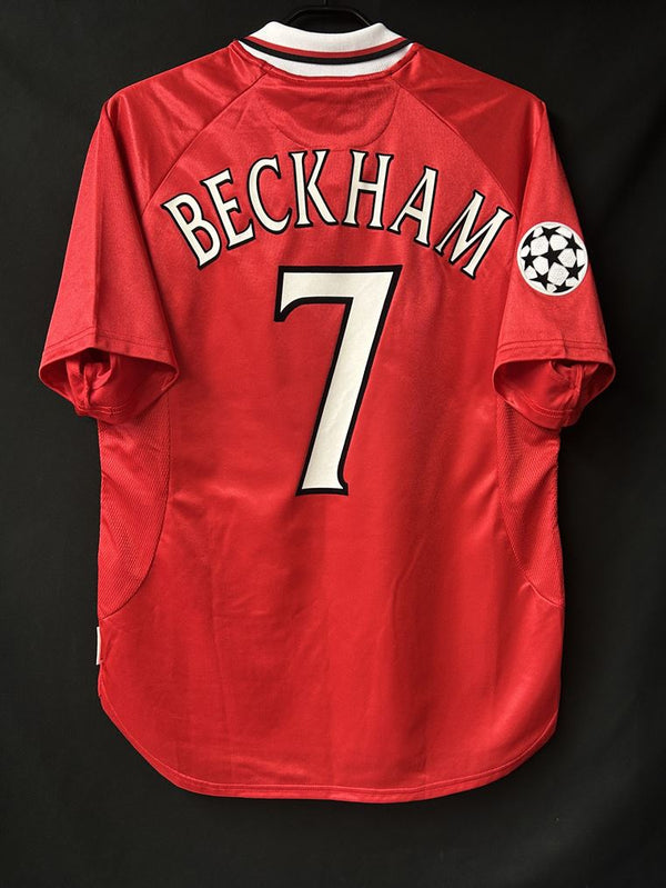 【1999/2000】マンチェスター・ユナイテッド（UCL/H）/ CONDITION：B+ / SIZE：L / #7 / BECKHAM / UCLパッチ
