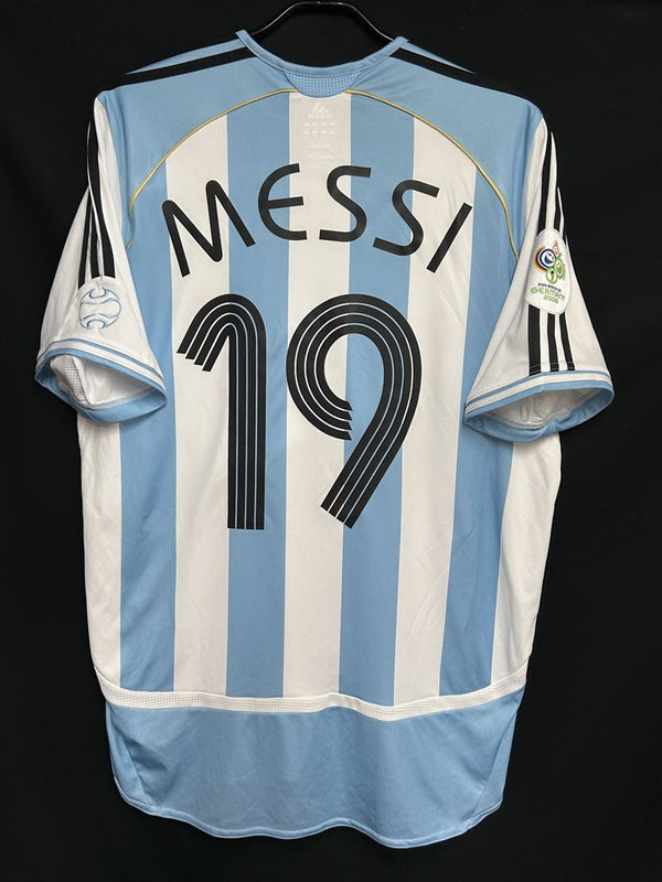 【2006】アルゼンチン代表（H）/ CONDITION：A / SIZE：L / #19 / MESSI / ドイツW杯パッチ / オーセンティック