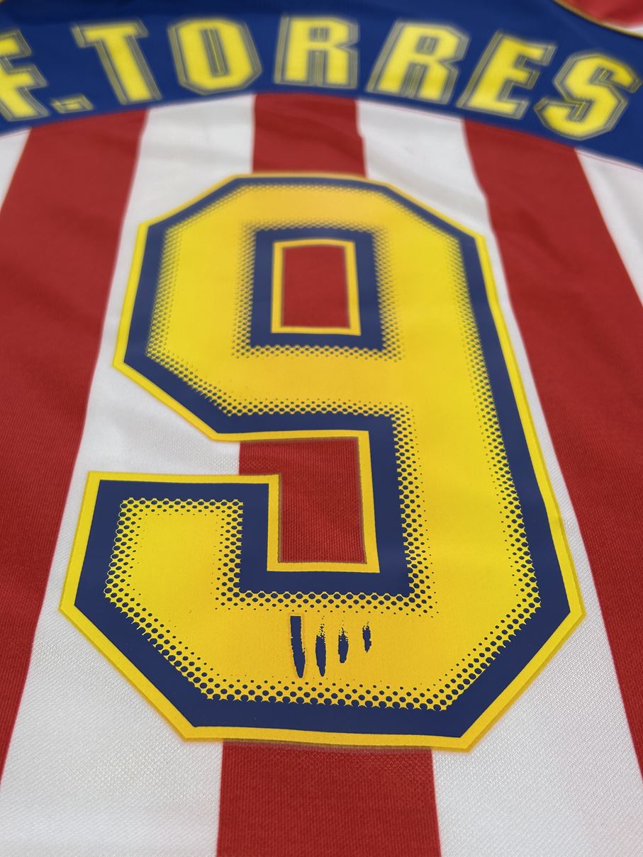 2004/05】アトレティコ・マドリード（H）/ Condition：New / Size：XL / #9 / F.TORRES / スパ –  Vintage Sports Football Store