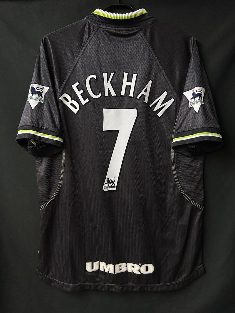 【1998/99】マンチェスター・ユナイテッド（3rd）/ CONDITION：A- / SIZE：L / #7 / BECKHAM / プレミアパッチ