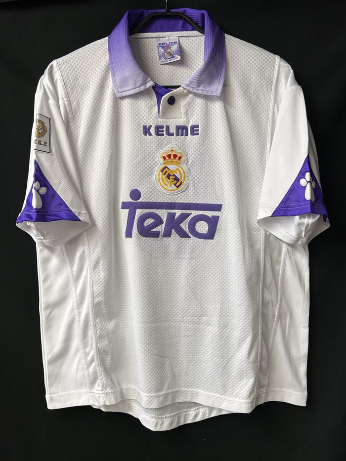 1997/98】レアル・マドリード（H）/ CONDITION：A- / SIZE：L / #9 / SUKER – Vintage Sports  Football Store