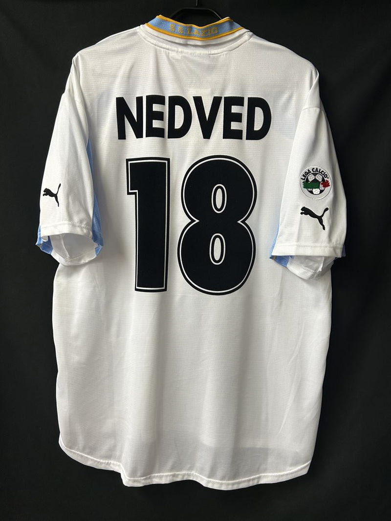 【1999/2000】ラツィオ（Home/記念）/ CONDITION：New / SIZE：XXL / #18 / NEDVED / レガ・カルチョパッチ