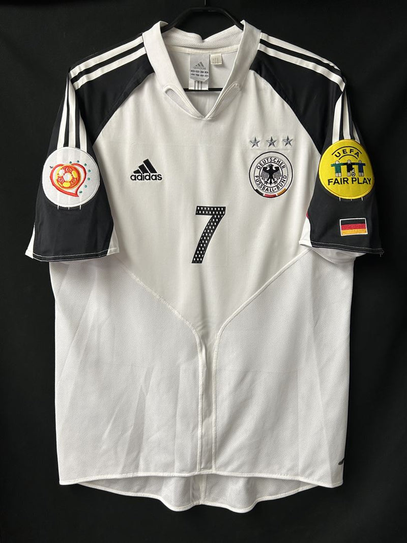 【2004】ドイツ代表（H）/ CONDITION：A- / SIZE：L / #7 / SCHWEINSTEIGER / EURO2004パッチ