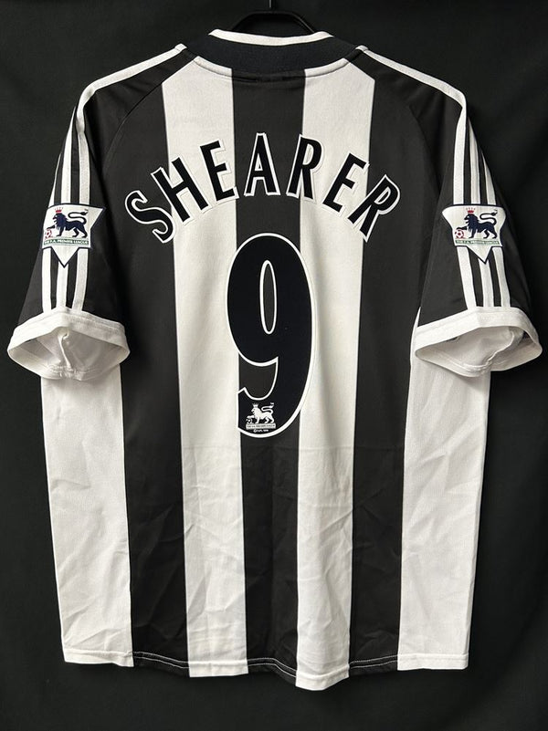 【2001/03】ニューカッスル（H）/ CONDITION：B+ / SIZE：L / #9 / SHEARER / プレミアパッチ