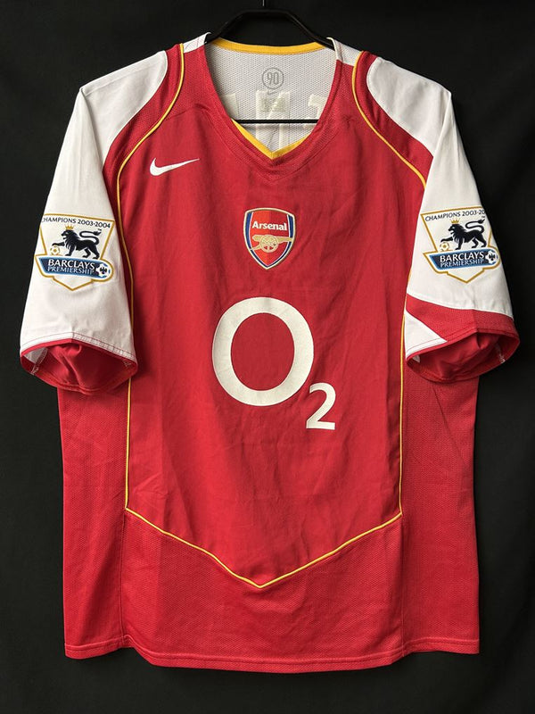 【2004/05】アーセナル（H）/ CONDITION：A- / SIZE：L / #14 / HENRY / プレミア優勝パッチ