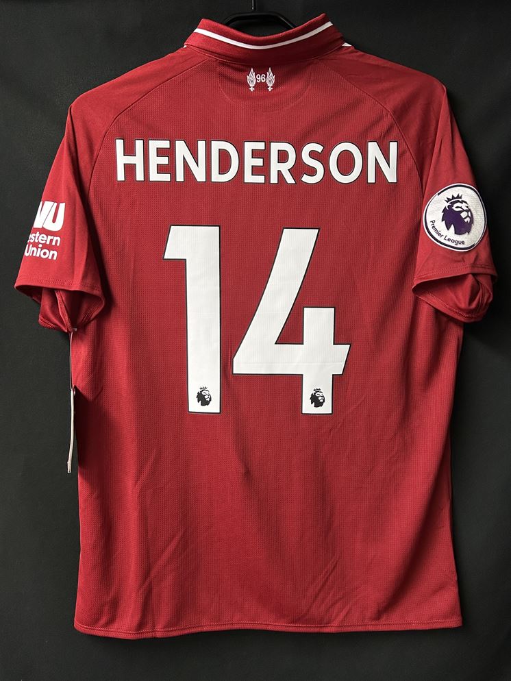【2018/19】リバプール（H）/ CONDITION：New / SIZE：M / #14 / HENDERSON / プレミアパッチ