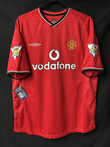 【2001/02】マンチェスター・ユナイテッド（H）/ CONDITION：New / SIZE：L / #7 / BECKHAM / プレミア優勝パッチ
