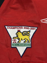 【2001/02】マンチェスター・ユナイテッド（H）/ CONDITION：New / SIZE：L / #7 / BECKHAM / プレミア優勝パッチ