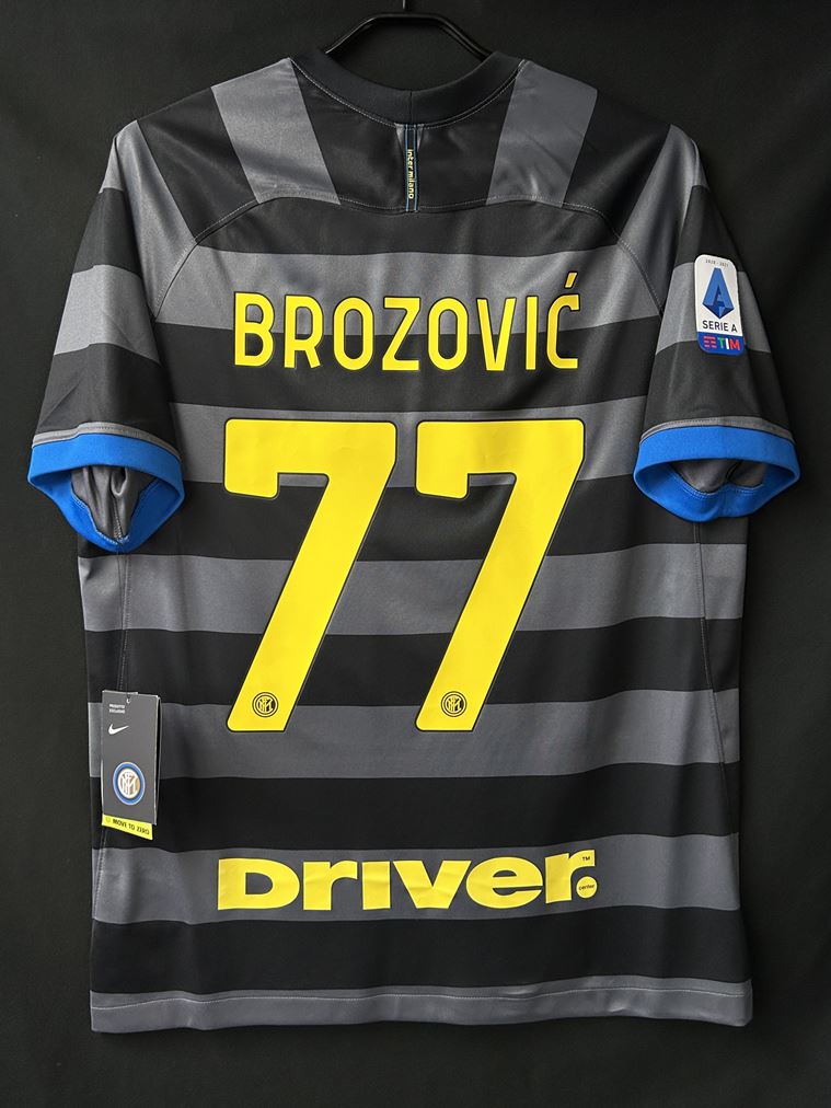 【2020/21】インテル（3rd）/ CONDITION：New / SIZE：L / #77 / BROZOVIĆ / セリエAパッチ