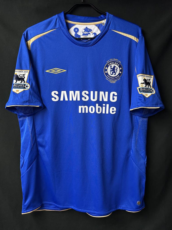 【2005/06】チェルシー（H）/ CONDITION：A- / SIZE：XL / #15 / DROGBA / プレミア優勝パッチ