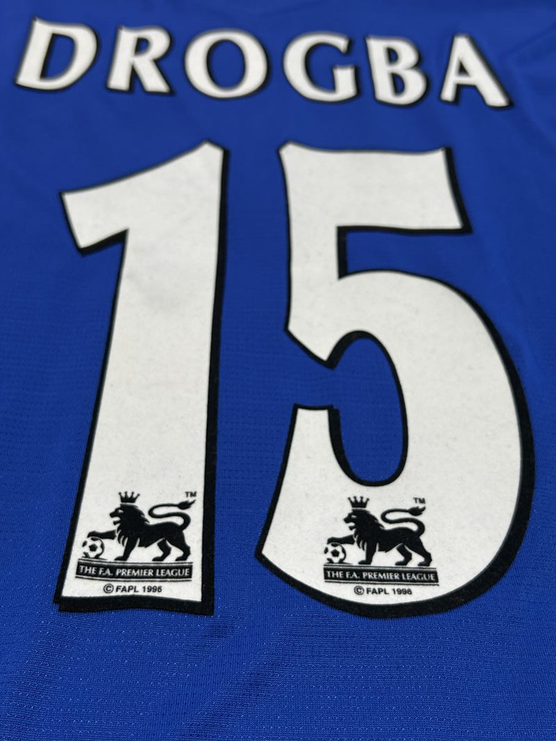 【2005/06】チェルシー（H）/ CONDITION：A- / SIZE：XL / #15 / DROGBA / プレミア優勝パッチ