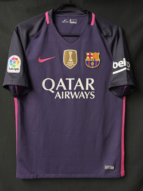 【2016/17】バルセロナ（A）/ CONDITION：B+ / SIZE：M / #18 / JORDI ALBA / クラブW杯優勝パッチ