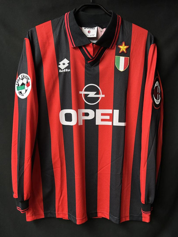 【1996/97】ACミラン（H）/ CONDITION：A / SIZE：L / #18 / BAGGIO / レガ・カルチョパッチ