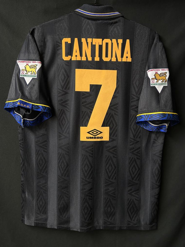【1994/95】マンチェスター・ユナイテッド（A）/ CONDITION：A- / SIZE：L / #7 / CANTONA / プレミア優勝パッチ