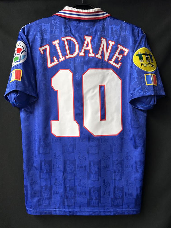 【1996】フランス代表（H）/ CONDITION：A / SIZE：M / #10 / ZIDANE / EURO1996パッチ