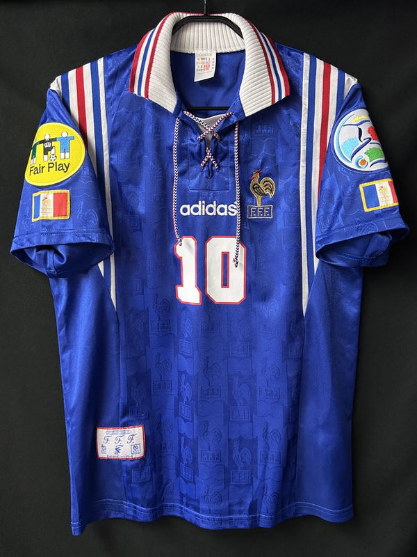 【1996】フランス代表（H）/ CONDITION：A / SIZE：M / #10 / ZIDANE / EURO1996パッチ