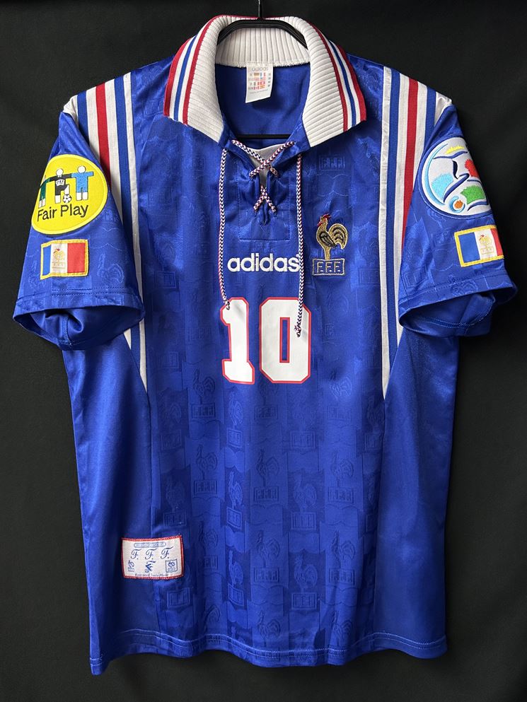 【1996】フランス代表（H）/ CONDITION：A / SIZE：M / #10 / ZIDANE / EURO1996パッチ