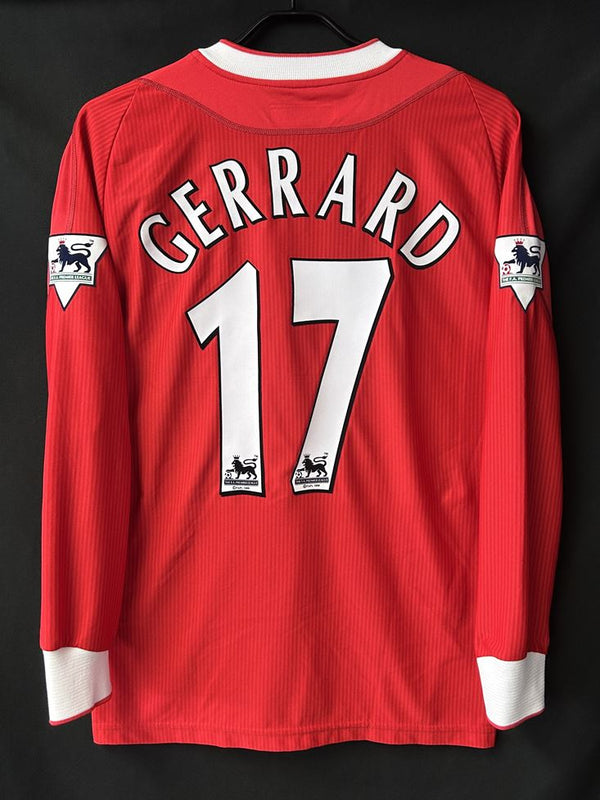【2002/03】リバプール（H）/ CONDITION：A / SIZE：S（34/36）/ #17 / GERRARD / プレミアパッチ