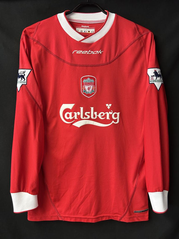 【2002/03】リバプール（H）/ CONDITION：A / SIZE：S（34/36）/ #17 / GERRARD / プレミアパッチ