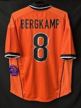 【1998】オランダ代表（H）/ CONDITION：New / SIZE：L / #8 / BERGKAMP / フランスW杯プリント