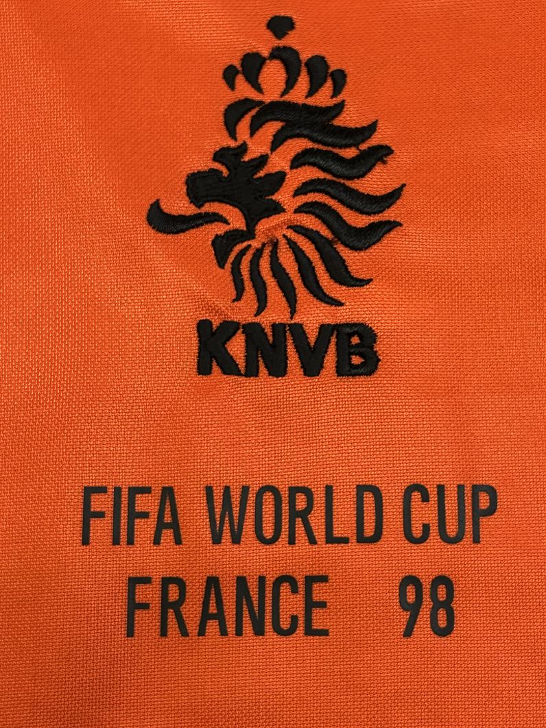 【1998】オランダ代表（H）/ CONDITION：New / SIZE：L / #8 / BERGKAMP / フランスW杯プリント