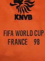 【1998】オランダ代表（H）/ CONDITION：New / SIZE：L / #8 / BERGKAMP / フランスW杯プリント
