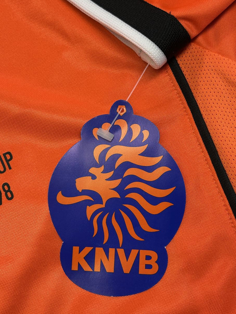【1998】オランダ代表（H）/ CONDITION：New / SIZE：L / #8 / BERGKAMP / フランスW杯プリント
