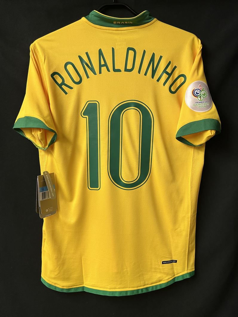 【2006】ブラジル代表（H）/ CONDITION：New / SIZE：M / #10 / RONALDINHO / ドイツW杯パッチ