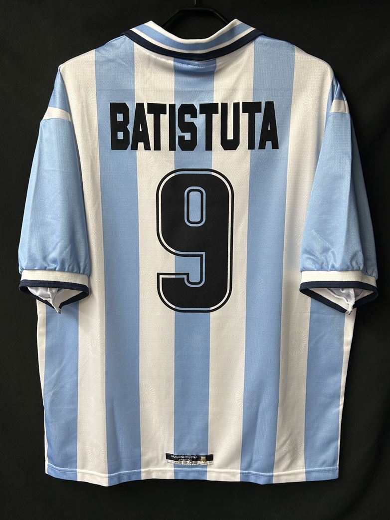 【1999/2000】アルゼンチン代表（H）/ CONDITION：A / SIZE：L（42-44）/ #9 / BATISTUTA