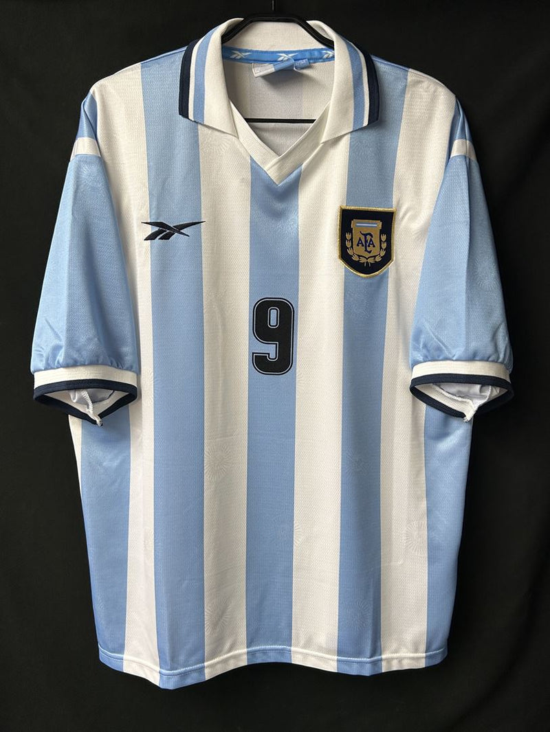 【1999/2000】アルゼンチン代表（H）/ CONDITION：A / SIZE：L（42-44）/ #9 / BATISTUTA