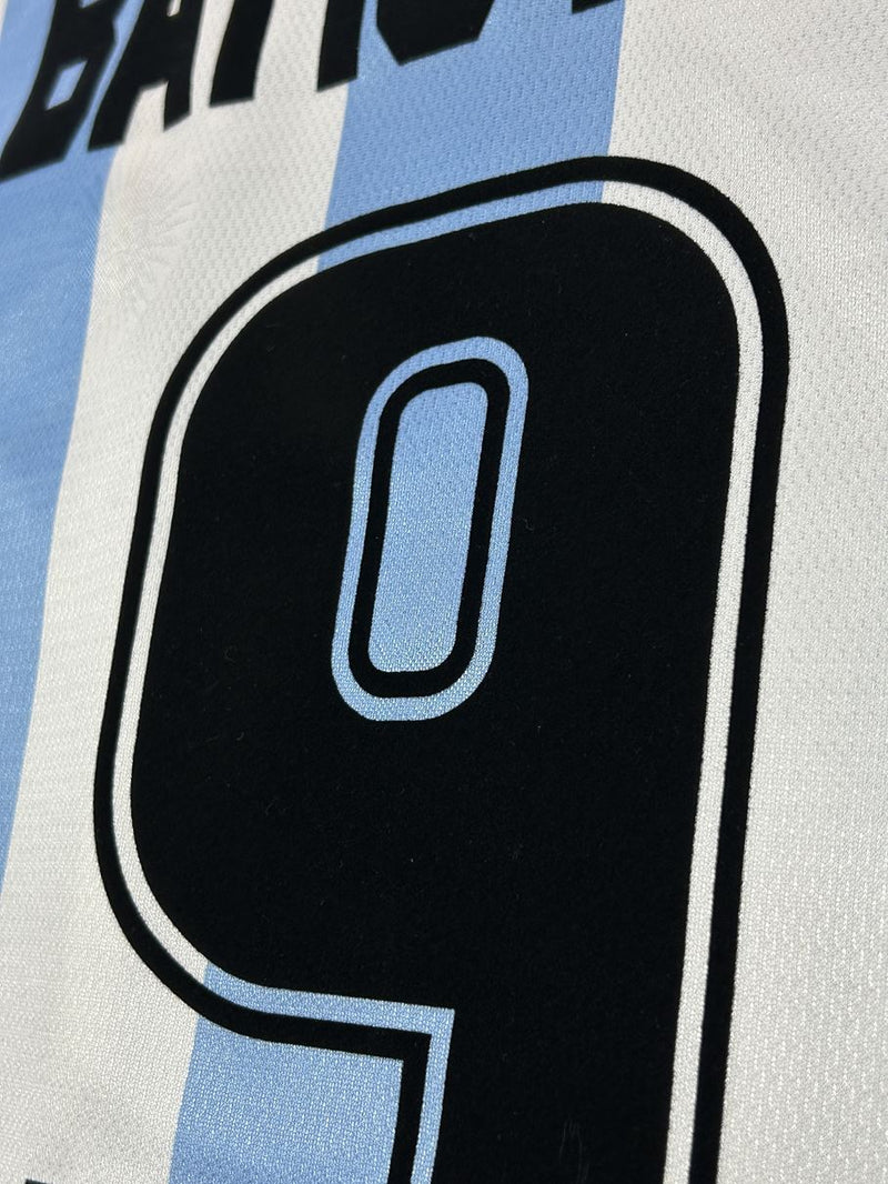 【1999/2000】アルゼンチン代表（H）/ CONDITION：A / SIZE：L（42-44）/ #9 / BATISTUTA