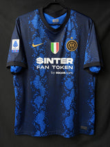 【2021/22】インテル（H）/ CONDITION：A- / SIZE：XL / #10 / LAUTARO / セリエA、スクデットパッチ