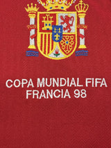 【1998】スペイン代表（H）/ CONDITION：A / SIZE：M / #10 / RAÚL / フランスW杯刺繍