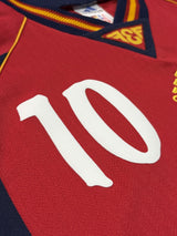 【1998】スペイン代表（H）/ CONDITION：A / SIZE：M / #10 / RAÚL / フランスW杯刺繍