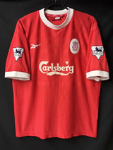【1998/2000】リバプール（H）/ CONDITION：A- / SIZE：L（42/44）/ #28 / GERRARD / プレミアパッチ