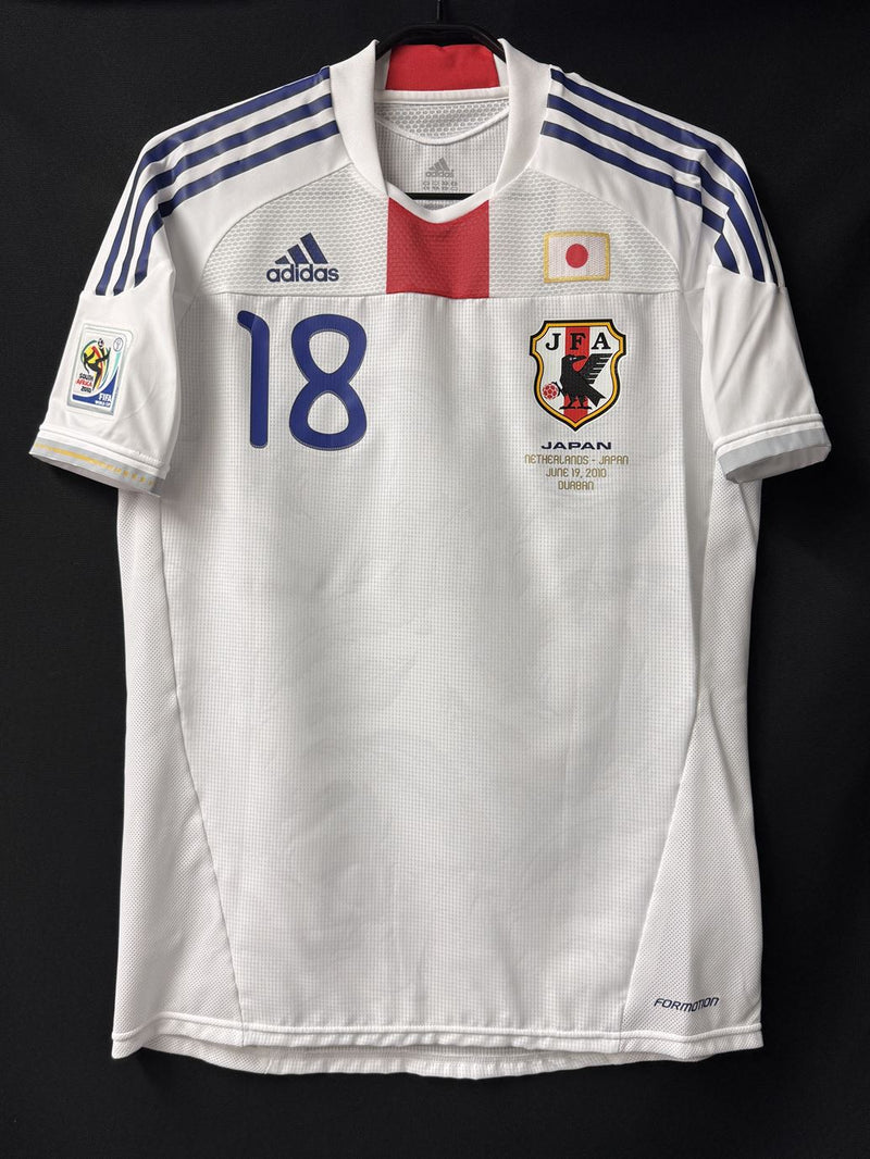 【2010】日本代表（A）/ CONDITION：NEW / SIZE：L（日本規格）/ #18 / HONDA / 南アフリカW杯オランダ代表戦仕様 / オーセンティック