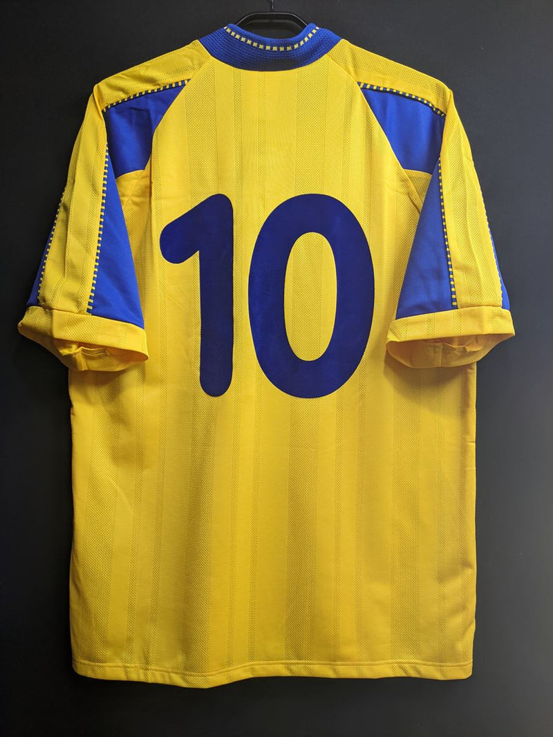 1998/99】ウクライナ代表（H）/ CONDITION：New / SIZE：L / #10（SHEVCHENKO） – Vintage  Sports Football Store