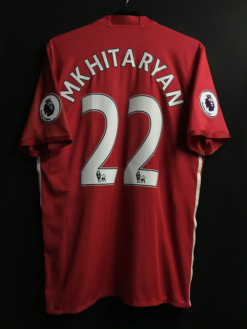 【2016/17】マンチェスター・ユナイテッド（H）/ CONDITION：New / SIZE：3XO（日本規格）/ #22 / MKHITARYAN / プレミアパッチ / オーセンティック