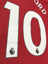 【2022/23】マンチェスター・ユナイテッド（H）/ CONDITION：A / SIZE：L / #10 / RASHFORD / プレミア、No room for racismパッチ / オーセンティック