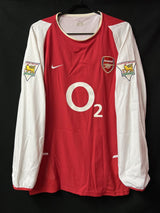 【2002/03】アーセナル（H）/ CONDITION：B+ / SIZE：XL / #7 / PIRES / プレミア優勝パッチ / 選手用