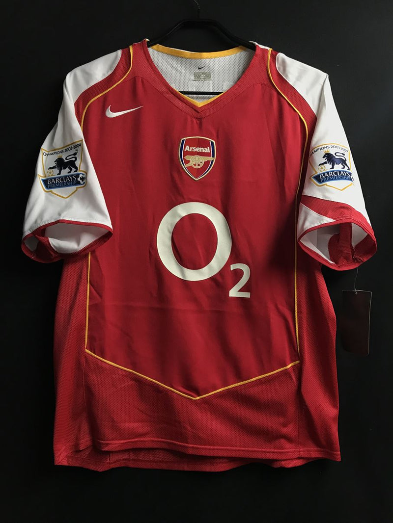 【2004/05】アーセナル（H）/ CONDITION：New / SIZE：M / #14 / HENRY / プレミア優勝パッチ