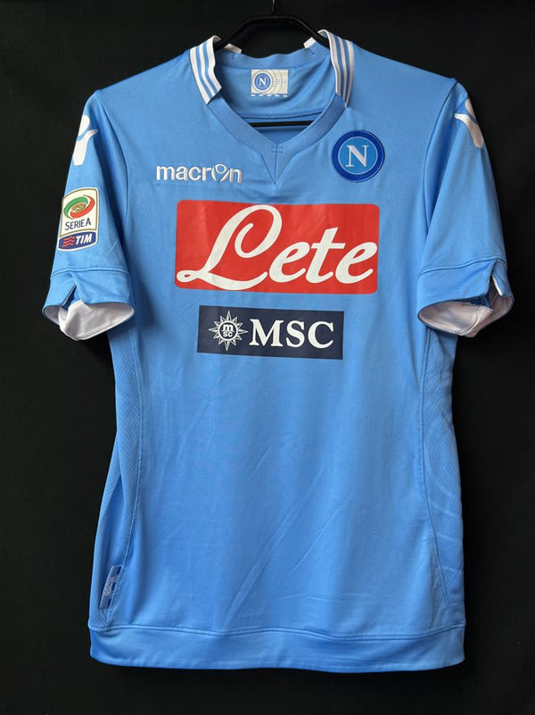 【2013/14】ナポリ（H）/ CONDITION：A- / SIZE：M / #9 / HIGUAÍN / セリエAパッチ / オーセンティック