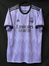 【2022/23】レアル・マドリード（A）/ CONDITION：A / SIZE：XO（日本規格）/ #9 / BENZEMA / カップ戦用マーキング