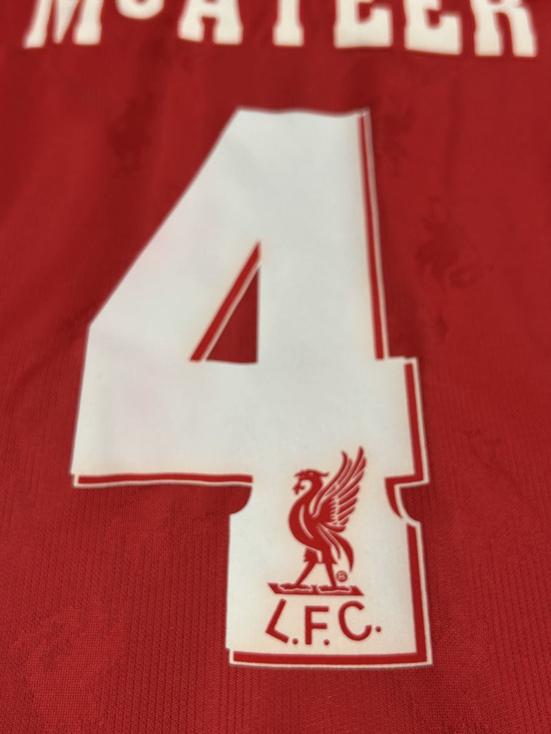【1996/97】リバプール（H）/ CONDITION：New / SIZE：XL（46/48）/ #4 / McATEER / プレミアパッチ