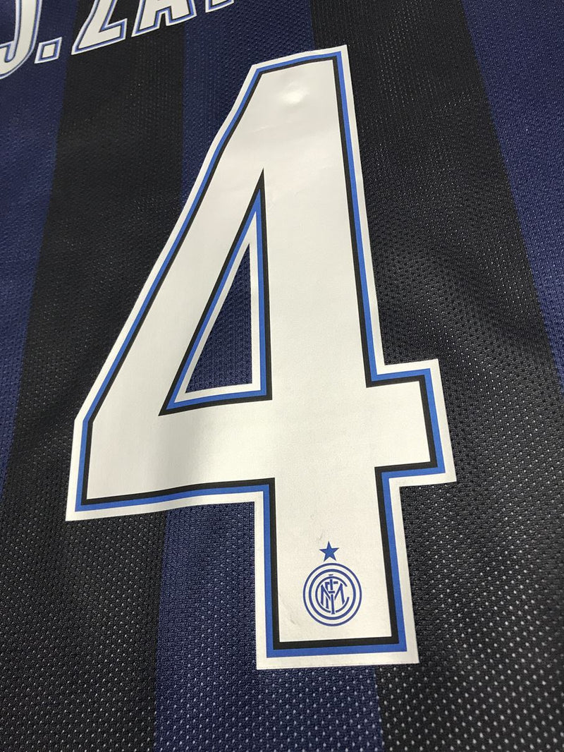 【2013/14】インテル（H）/ CONDITION：A- / SIZE：M / #4 / J.ZANETTI / サネッティ氏ラストマッチ仕様 / オーセンティック