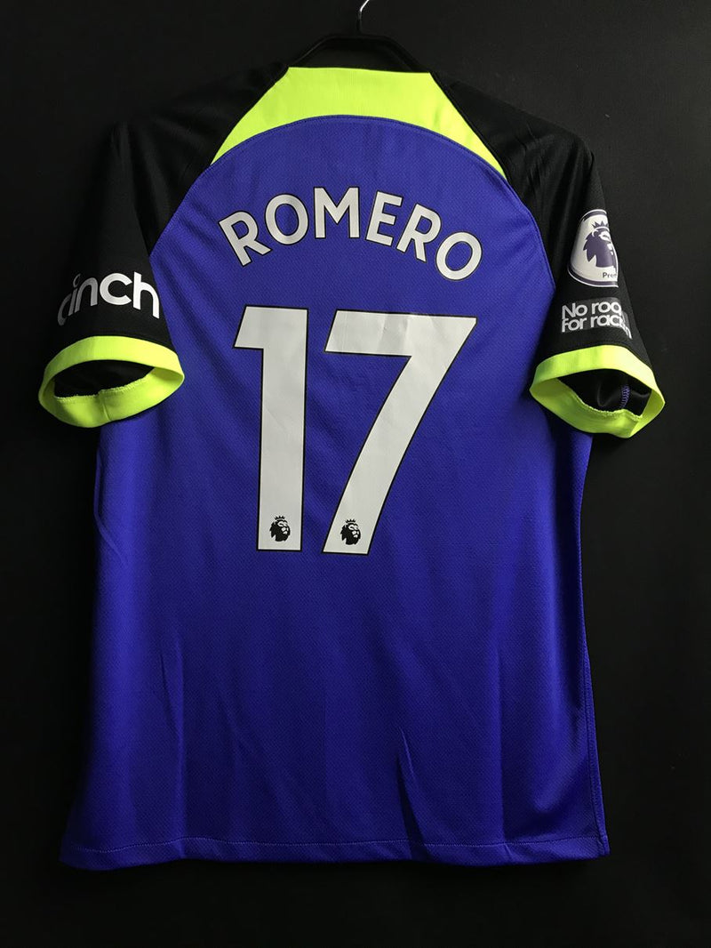 【2022/23】トッテナム（A）/ CONDITION：A / SIZE：M / #17 / ROMERO / プレミア、NO ROOM FOR RACISMパッチ